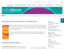 Tablet Screenshot of belladonna-bremen.de